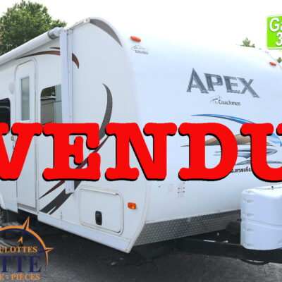 Apex 215 RBK 2012-LM Cossette inc. vr-roulotte-fifth wheel-cargo-arctic wolf -Remote-Clipper-cherokee-grey wolf-wolf pup-kodiak cub-aspen trail-dutchmen-forest river-freedom express select-coachmen-apex nano -Trois-Rivières