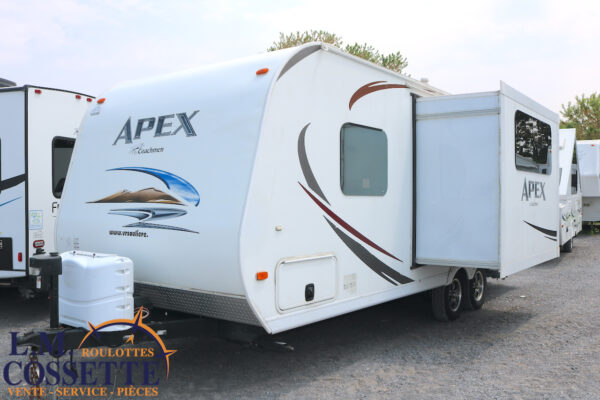 Apex 215 RBK 2012-LM Cossette inc. vr-roulotte-fifth wheel-cargo-arctic wolf -Remote-Clipper-cherokee-grey wolf-wolf pup-kodiak cub-aspen trail-dutchmen-forest river-freedom express select-coachmen-apex nano -Trois-Rivières