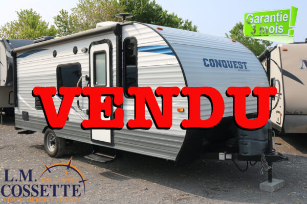 Conquest 199 RK 2019-LM Cossette inc. vr-roulotte-fifth wheel-cargo-arctic wolf -Remote-Clipper-cherokee-grey wolf-wolf pup-kodiak cub-aspen trail-dutchmen-forest river-freedom express select-coachmen-apex nano -Trois-Rivières
