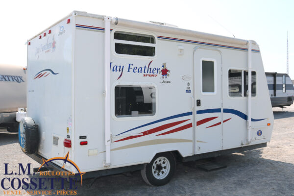 Jay Feather 165 2007-LM Cossette inc. vr-roulotte-fifth wheel-cargo-arctic wolf -Remote-Clipper-cherokee-grey wolf-wolf pup-kodiak cub-aspen trail-dutchmen-forest river-freedom express select-coachmen-apex nano -Trois-Rivières