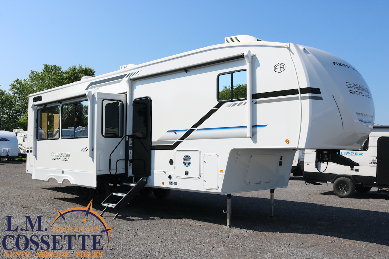 Arctic Wolf 331 BH 2026-LM Cossette inc. vr-roulotte-fifth wheel-cargo-arctic wolf -Remote-Clipper-cherokee-grey wolf-wolf pup-kodiak cub-aspen trail-dutchmen-forest river-freedom express select-coachmen-apex nano -Trois-Rivières