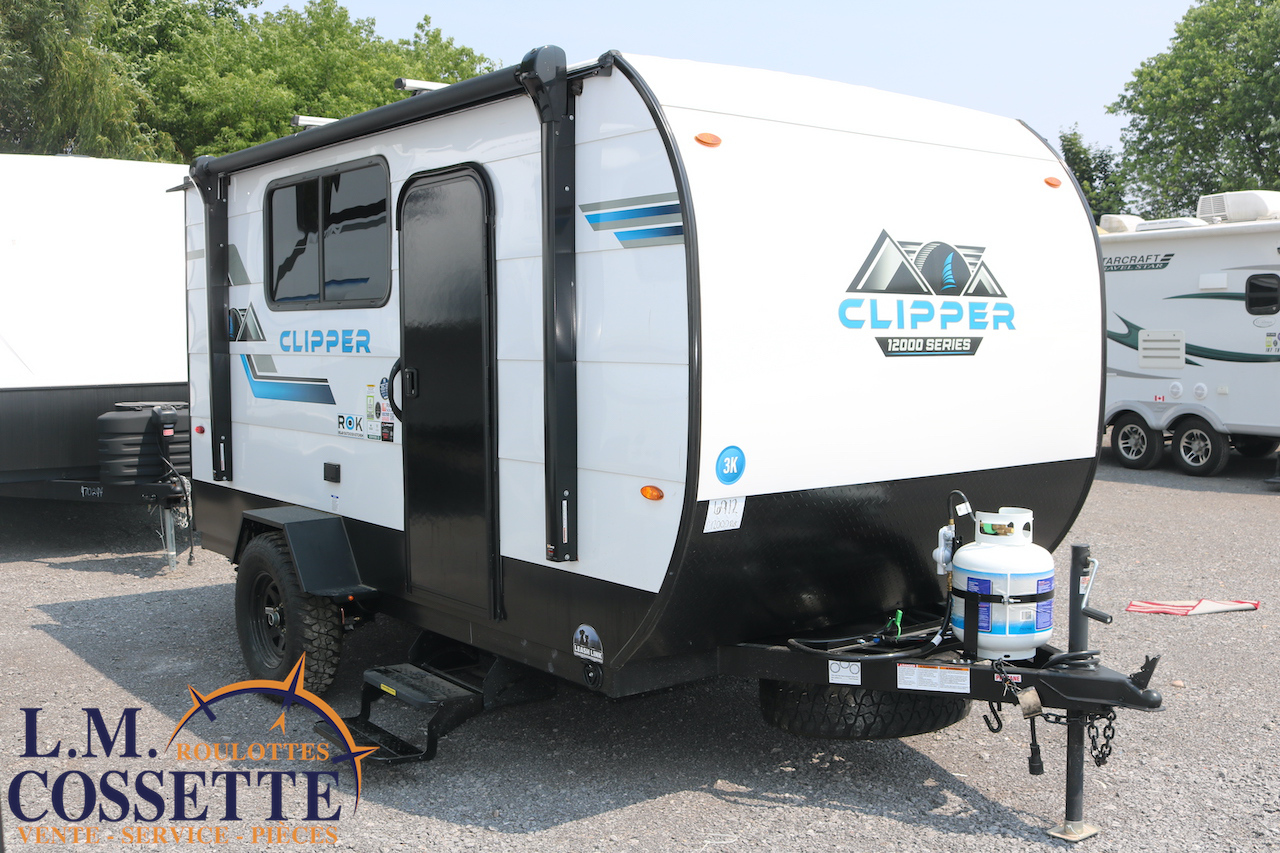 Clipper 12000 ROK 2025-LM Cossette inc. vr-roulotte-fifth wheel-cargo-arctic wolf -Remote-Clipper-cherokee-grey wolf-wolf pup-kodiak cub-aspen trail-dutchmen-forest river-freedom express select-coachmen-apex nano -Trois-Rivières