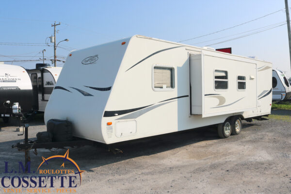 Trail Sport 27 QBSS 2007-LM Cossette inc. vr-roulotte-fifth wheel-cargo-arctic wolf -Remote-Clipper-cherokee-grey wolf-wolf pup-kodiak cub-aspen trail-dutchmen-forest river-freedom express select-coachmen-apex nano -Trois-Rivières