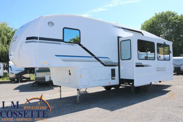Arctic Wolf 285 OPT 2026-LM Cossette inc. vr-roulotte-fifth wheel-cargo-arctic wolf -Remote-Clipper-cherokee-grey wolf-wolf pup-kodiak cub-aspen trail-dutchmen-forest river-freedom express select-coachmen-apex nano -Trois-Rivières