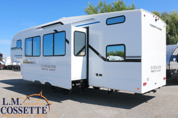 Arctic Wolf 285 OPT 2026-LM Cossette inc. vr-roulotte-fifth wheel-cargo-arctic wolf -Remote-Clipper-cherokee-grey wolf-wolf pup-kodiak cub-aspen trail-dutchmen-forest river-freedom express select-coachmen-apex nano -Trois-Rivières