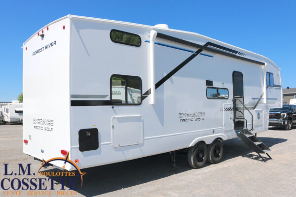 Arctic Wolf 285 OPT 2026-LM Cossette inc. vr-roulotte-fifth wheel-cargo-arctic wolf -Remote-Clipper-cherokee-grey wolf-wolf pup-kodiak cub-aspen trail-dutchmen-forest river-freedom express select-coachmen-apex nano -Trois-Rivières
