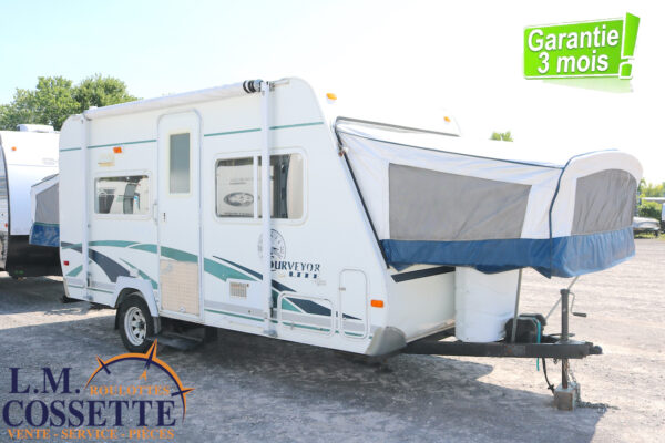 Surveyor 180 T 2004-LM Cossette inc. vr-roulotte-fifth wheel-cargo-arctic wolf -Remote-Clipper-cherokee-grey wolf-wolf pup-kodiak cub-aspen trail-dutchmen-forest river-freedom express select-coachmen-apex nano -Trois-Rivières
