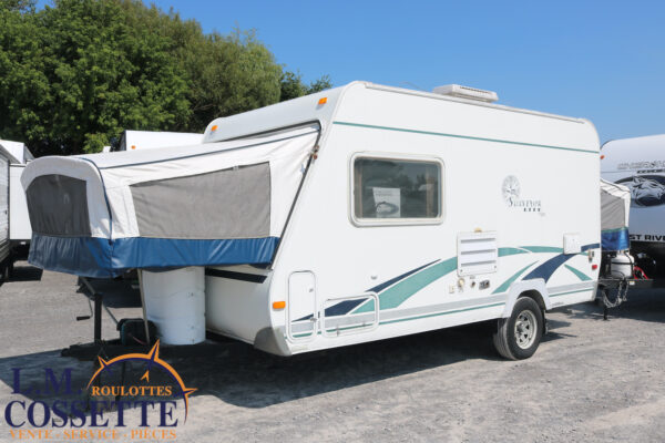 Surveyor 180 T 2004-LM Cossette inc. vr-roulotte-fifth wheel-cargo-arctic wolf -Remote-Clipper-cherokee-grey wolf-wolf pup-kodiak cub-aspen trail-dutchmen-forest river-freedom express select-coachmen-apex nano -Trois-Rivières