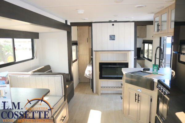 Grey Wolf 26 DBH 2026-LM Cossette inc. vr-roulotte-fifth wheel-cargo-arctic wolf -Remote-Clipper-cherokee-grey wolf-wolf pup-kodiak cub-aspen trail-dutchmen-forest river-freedom express select-coachmen-apex nano -Trois-Rivières