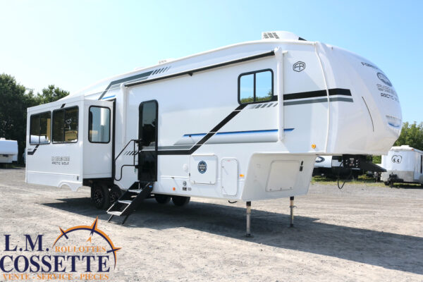 Arctic Wolf 289 PANO 2026-LM Cossette inc. vr-roulotte-fifth wheel-cargo-arctic wolf -Remote-Clipper-cherokee-grey wolf-wolf pup-kodiak cub-aspen trail-dutchmen-forest river-freedom express select-coachmen-apex nano -Trois-Rivières