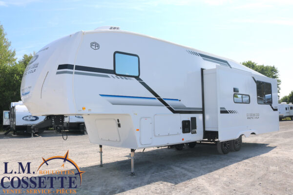 Arctic Wolf 289 PANO 2026-LM Cossette inc. vr-roulotte-fifth wheel-cargo-arctic wolf -Remote-Clipper-cherokee-grey wolf-wolf pup-kodiak cub-aspen trail-dutchmen-forest river-freedom express select-coachmen-apex nano -Trois-Rivières