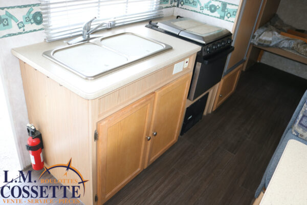 Surveyor 262 2005-LM Cossette inc. vr-roulotte-fifth wheel-cargo-arctic wolf -Remote-Clipper-cherokee-grey wolf-wolf pup-kodiak cub-aspen trail-dutchmen-forest river-freedom express select-coachmen-apex nano -Trois-Rivières