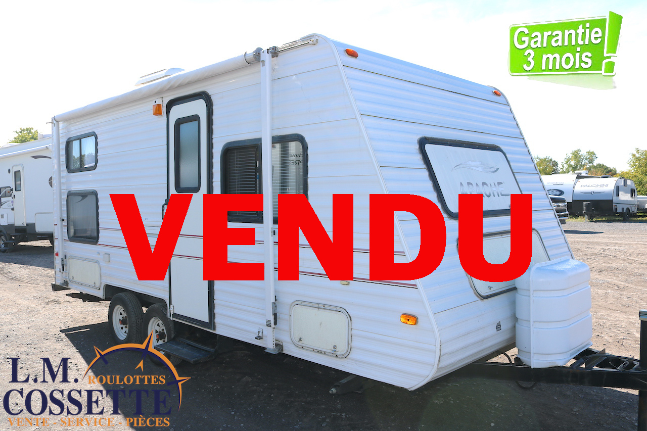Apache 21 2001--LM Cossette inc. vr-roulotte-fifth wheel-cargo-arctic wolf -Remote-Clipper-cherokee-grey wolf-wolf pup-kodiak cub-aspen trail-dutchmen-forest river-coachmen-apex nano -arctic wolf-Trois-Rivières-fond-fond