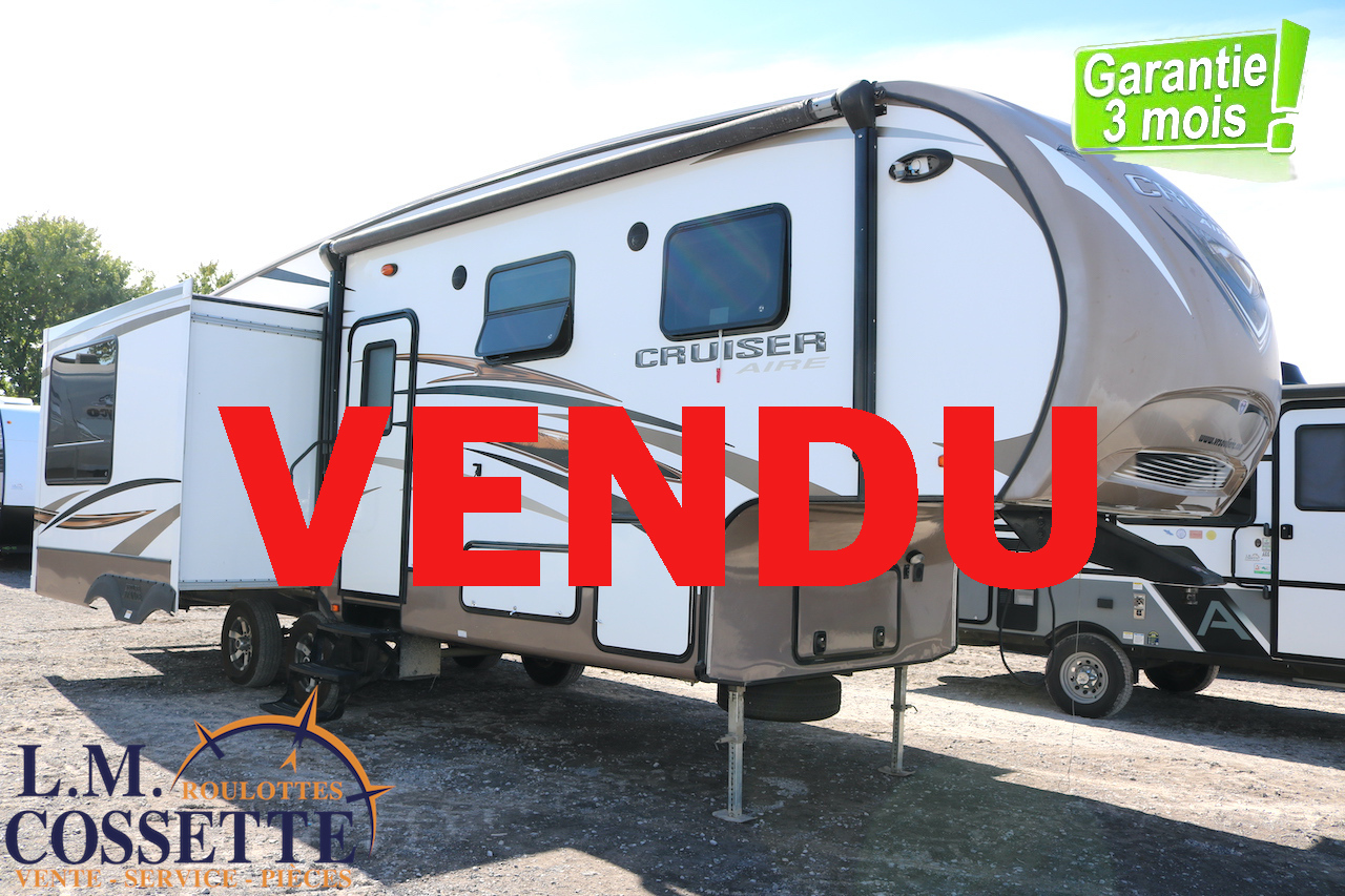 Cruiser 29 MK 2013-LM Cossette inc. vr-roulotte-fifth wheel-cargo-arctic wolf -Remote-Clipper-cherokee-grey wolf-wolf pup-kodiak cub-aspen trail-dutchmen-forest river-coachmen-apex nano -arctic wolf-Trois-Rivières-fond