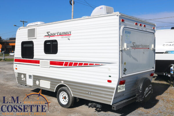 Sportsmen 16 RBT 2013-LM Cossette inc. vr-roulotte-fifth wheel-cargo-arctic wolf -Remote-Clipper-cherokee-grey wolf-wolf pup-kodiak cub-aspen trail-dutchmen-forest river-freedom express select-coachmen-apex nano -Trois-Rivières-fond