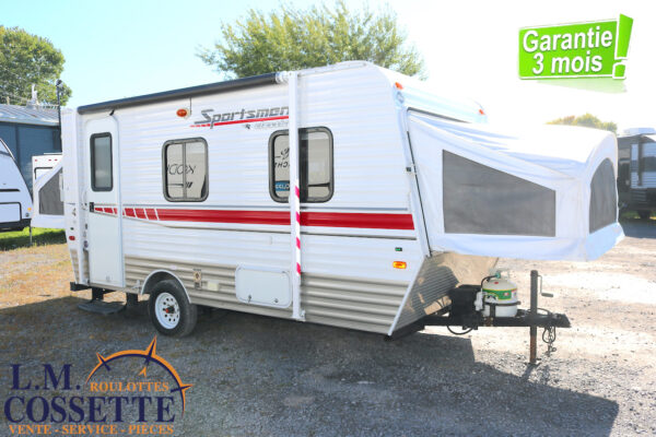 Sportsmen 16 RBT 2013-LM Cossette inc. vr-roulotte-fifth wheel-cargo-arctic wolf -Remote-Clipper-cherokee-grey wolf-wolf pup-kodiak cub-aspen trail-dutchmen-forest river-freedom express select-coachmen-apex nano -Trois-Rivières-fond