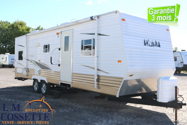 Conquest 30 BHS 2006-LM Cossette inc. vr-roulotte-fifth wheel-cargo-arctic wolf -Remote-Clipper-cherokee-grey wolf-wolf pup-kodiak cub-aspen trail-dutchmen-forest river-freedom express select-coachmen-apex nano -Trois-Rivières-fond