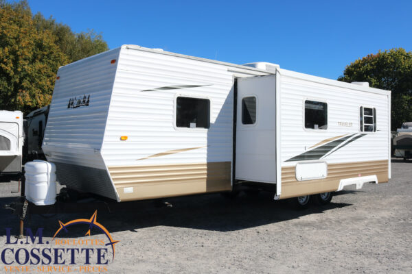 Conquest 30 BHS 2006-LM Cossette inc. vr-roulotte-fifth wheel-cargo-arctic wolf -Remote-Clipper-cherokee-grey wolf-wolf pup-kodiak cub-aspen trail-dutchmen-forest river-freedom express select-coachmen-apex nano -Trois-Rivières-fond