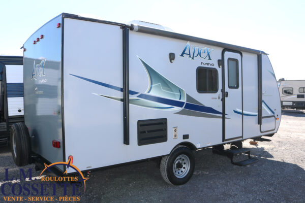 Apex Nano 191 RBS 2017-LM Cossette inc. vr-roulotte-fifth wheel-cargo-arctic wolf -Remote-Clipper-cherokee-grey wolf-wolf pup-kodiak cub-aspen trail-dutchmen-forest river-freedom express select-coachmen-apex nano -Trois-Rivières-fond