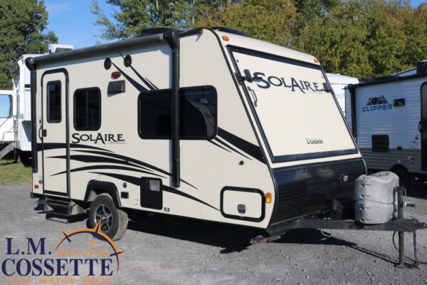 Solaire 147 X 2016-LM Cossette inc. vr-roulotte-fifth wheel-cargo-arctic wolf -Remote-Clipper-cherokee-grey wolf-wolf pup-kodiak cub-aspen trail-dutchmen-forest river-freedom express select-coachmen-apex nano -Trois-Rivières-fond
