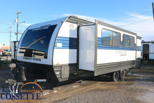Grey Wolf 27 GH 2026-LM Cossette inc. vr-roulotte-fifth wheel-cargo-arctic wolf -Remote-Clipper-cherokee-grey wolf-wolf pup-kodiak cub-aspen trail-dutchmen-forest river-freedom express select-coachmen-apex nano -Trois-Rivières-fond-fond-fond
