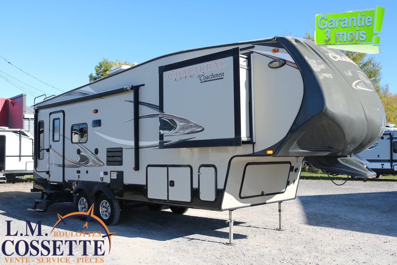 Chaparral 266 SAB 2014-LM Cossette inc. vr-roulotte-fifth wheel-cargo-arctic wolf -Remote-Clipper-cherokee-grey wolf-wolf pup-kodiak cub-aspen trail-dutchmen-forest river-freedom express select-coachmen-apex nano -Trois-Rivières-fond-fond-fond