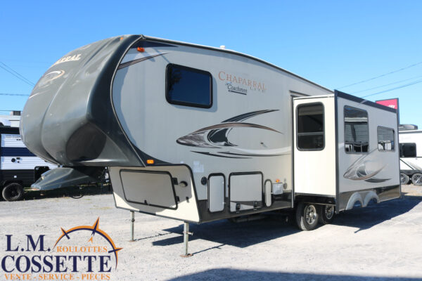 Chaparral 266 SAB 2014-LM Cossette inc. vr-roulotte-fifth wheel-cargo-arctic wolf -Remote-Clipper-cherokee-grey wolf-wolf pup-kodiak cub-aspen trail-dutchmen-forest river-freedom express select-coachmen-apex nano -Trois-Rivières-fond-fond-fond