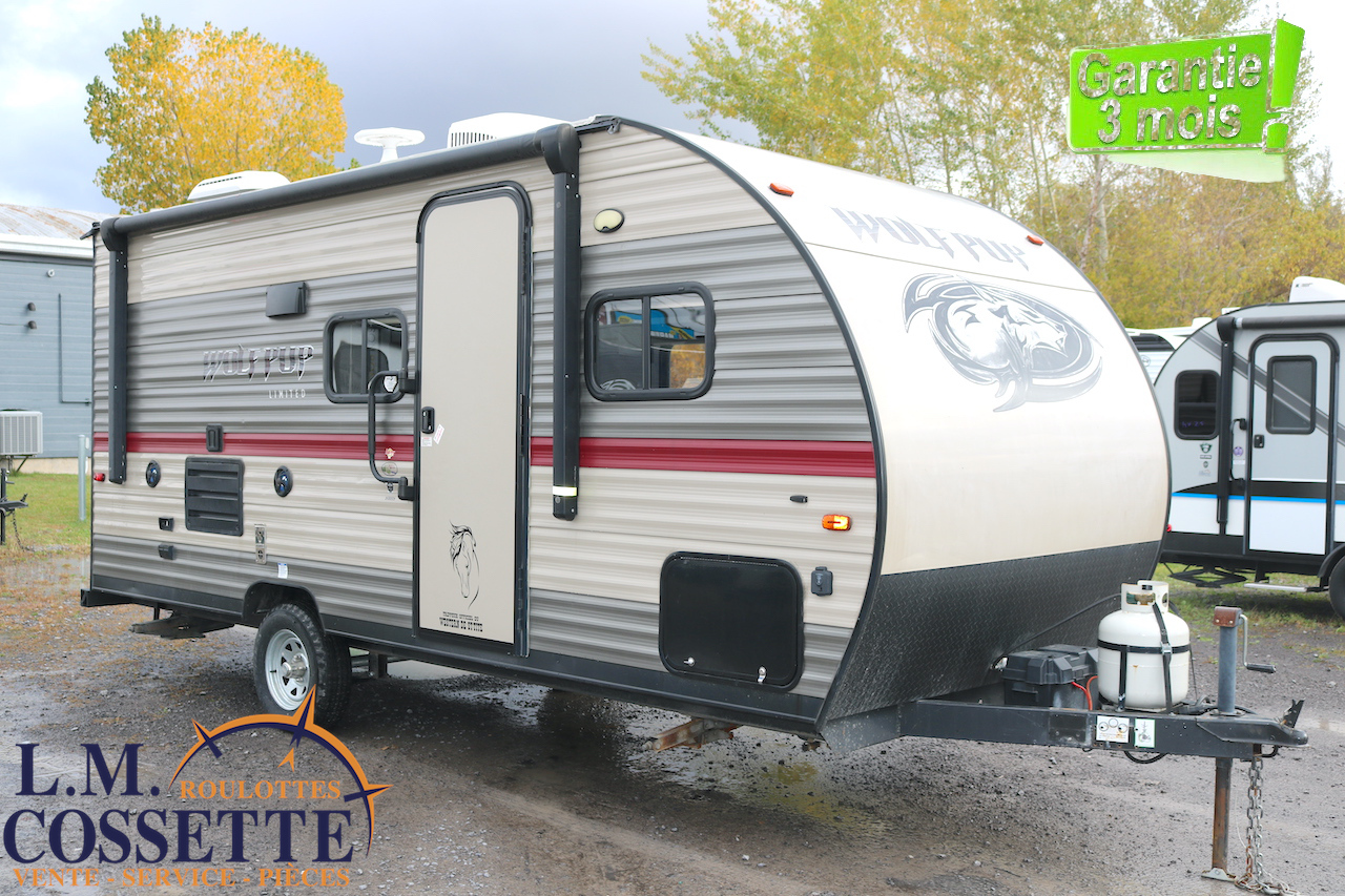 Wolf Pup 16 BHS 2019-LM Cossette inc. vr-roulotte-fifth wheel-cargo-arctic wolf -Remote-Clipper-cherokee-grey wolf-wolf pup-kodiak cub-aspen trail-dutchmen-forest river-freedom express select-coachmen-apex nano -Trois-Rivières-fond-fond-fond