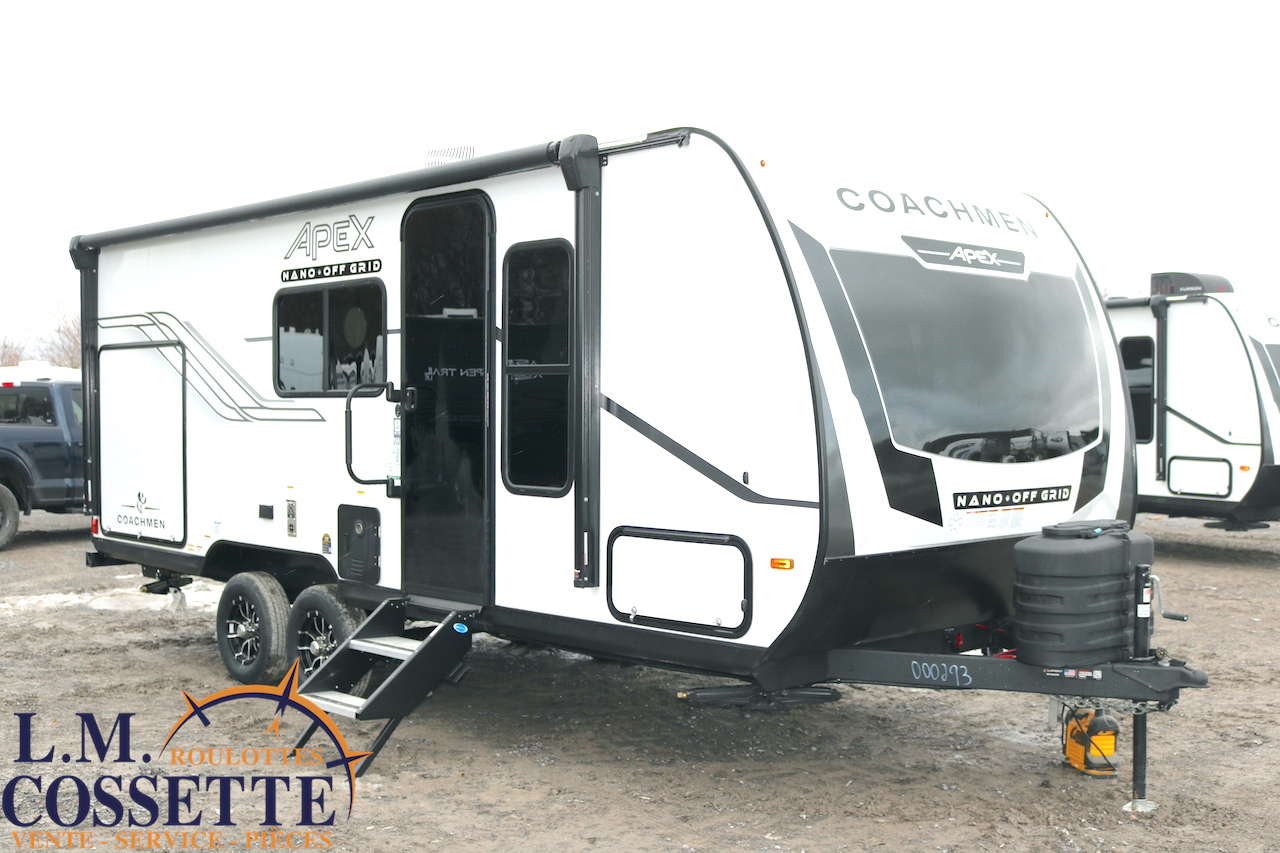 Apex Nano 203 RBK 2026-LM Cossette inc. vr-roulotte-fifth wheel-cargo-arctic wolf -Remote-Clipper-cherokee-grey wolf-wolf pup-kodiak cub-aspen trail-dutchmen-forest river-coachmen-apex nano -arctic wolf-Trois-Rivières