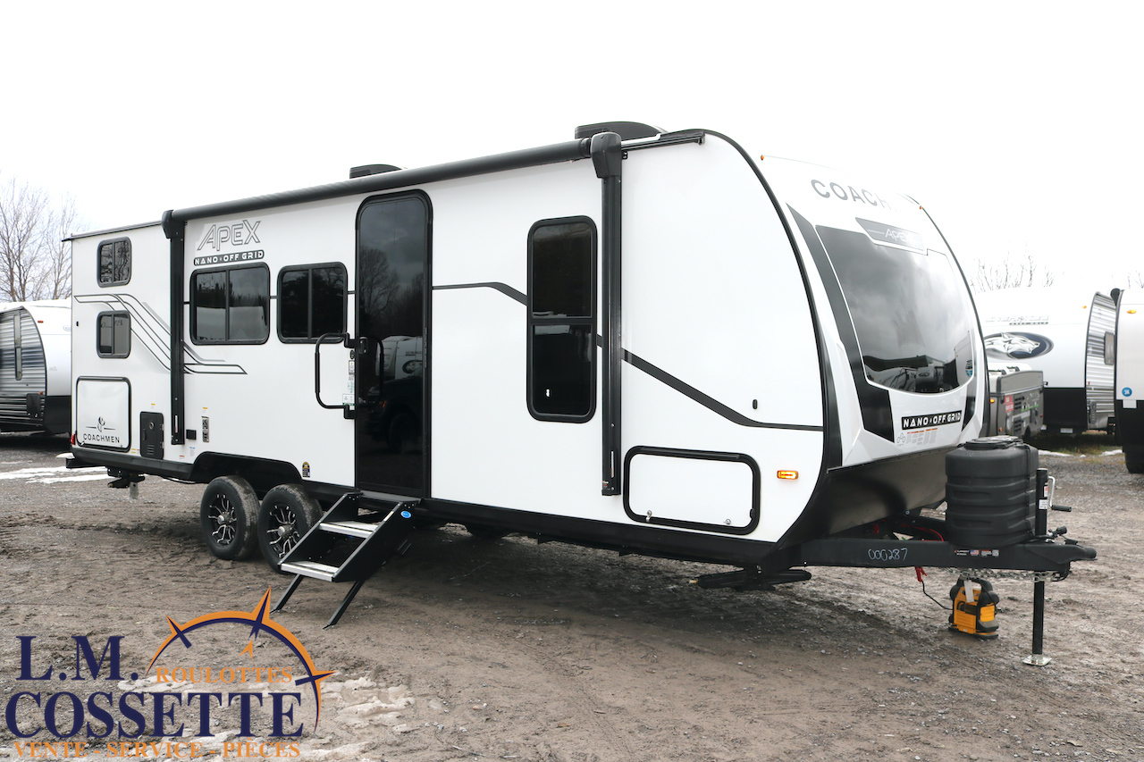 Apex Nano 228 BHS 2026-LM Cossette inc. vr-roulotte-fifth wheel-cargo-arctic wolf -Remote-Clipper-cherokee-grey wolf-wolf pup-kodiak cub-aspen trail-dutchmen-forest river-coachmen-apex nano -arctic wolf-Trois-Rivières