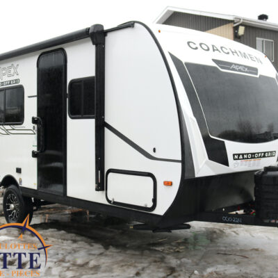 Apex Nano 187 RB 2026-LM Cossette inc. vr-roulotte-fifth wheel-cargo-arctic wolf -Remote-Clipper-cherokee-grey wolf-wolf pup-kodiak cub-aspen trail-dutchmen-forest river-freedom express select-coachmen-apex nano -Trois-Rivières