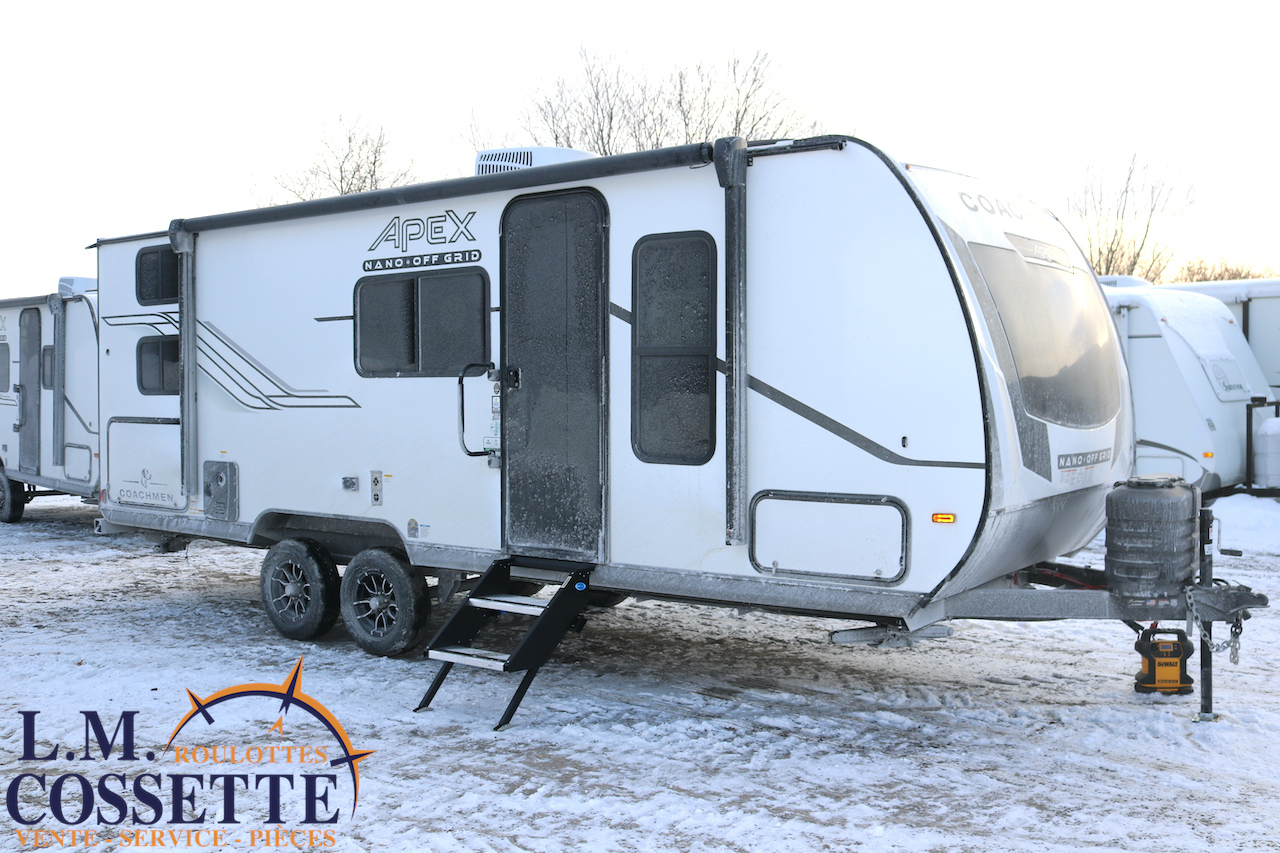 Apex Nano 208 BHS 2026-LM Cossette inc. vr-roulotte-fifth wheel-cargo-arctic wolf -Remote-Clipper-cherokee-grey wolf-wolf pup-kodiak cub-aspen trail-dutchmen-forest river-coachmen-apex nano -arctic wolf-Trois-Rivières