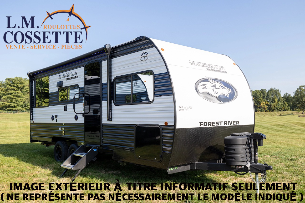 Grey Wolf 20 RDSE 2026 -LM Cossette inc. vr-roulotte-fifth wheel-cargo-arctic wolf -Remote-Clipper-cherokee-grey wolf-wolf pup-kodiak cub-aspen trail-dutchmen-forest river-coachmen-apex nano -arctic wolf-Trois-Rivières