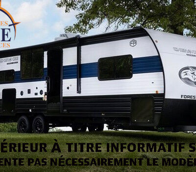 Grey-Wolf 26 KF 2026-LM Cossette inc. vr-roulotte-fifth wheel-cargo-arctic wolf -Remote-Clipper-cherokee-grey wolf-wolf pup-kodiak cub-aspen trail-dutchmen-forest river-coachmen-apex nano -arctic wolf-Trois-Rivières