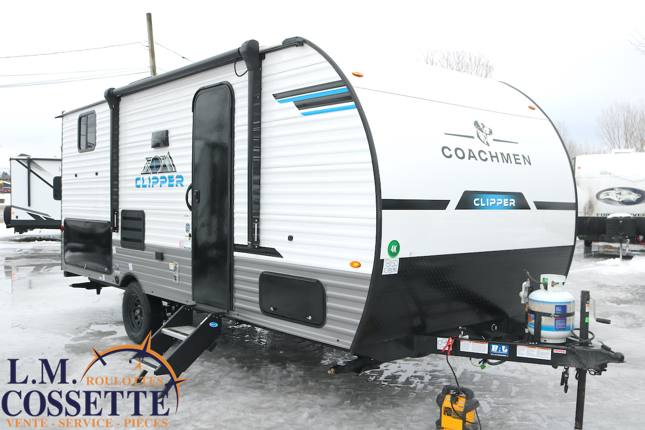 Clipper 18 DBS 2026-LM Cossette inc. vr-roulotte-fifth wheel-cargo-arctic wolf -Remote-Clipper-cherokee-grey wolf-wolf pup-kodiak cub-aspen trail-dutchmen-forest river-coachmen-apex nano -arctic wolf-Trois-Rivières