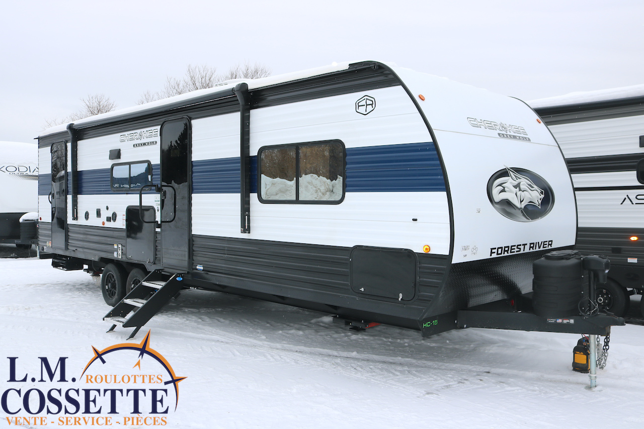 Grey Wolf 26 KF 2026-LM Cossette inc. vr-roulotte-fifth wheel-cargo-arctic wolf -Remote-Clipper-cherokee-grey wolf-wolf pup-kodiak cub-aspen trail-dutchmen-forest river-coachmen-apex nano -arctic wolf-Trois-Rivières