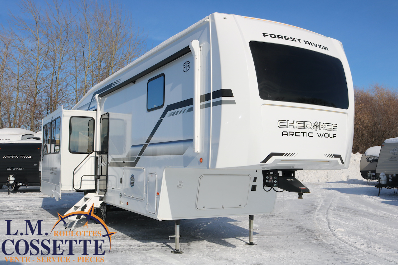 Arctic Wolf 3250 Suite 2026-LM Cossette inc. vr-roulotte-fifth wheel-cargo-arctic wolf -Remote-Clipper-cherokee-grey wolf-wolf pup-kodiak cub-aspen trail-dutchmen-forest river-coachmen-apex nano -arctic wolf-Trois-Rivières