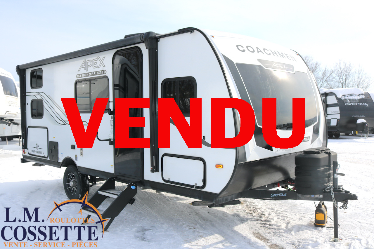 Apex Nano 194 BHS 2026--LM Cossette inc. vr-roulotte-fifth wheel-cargo-arctic wolf -Remote-Clipper-cherokee-grey wolf-wolf pup-kodiak cub-aspen trail-dutchmen-forest river-coachmen-apex nano -arctic wolf-Trois-Rivières-fond-fond