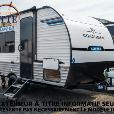 Clipper 12 RD 2026-LM Cossette inc. vr-roulotte-fifth wheel-cargo-arctic wolf -Remote-Clipper-cherokee-grey wolf-wolf pup-kodiak cub-aspen trail-dutchmen-forest river-coachmen-apex nano -arctic wolf-Trois-Rivières