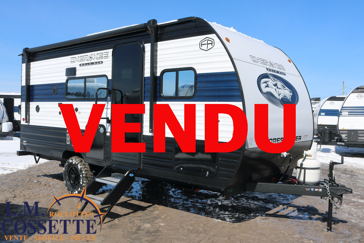 Wolf Pup 16 BHS 2026-LM Cossette inc. vr-roulotte-fifth wheel-cargo-arctic wolf -Remote-Clipper-cherokee-grey wolf-wolf pup-kodiak cub-aspen trail-dutchmen-forest river-coachmen-apex nano -arctic wolf-Trois-Rivières-fond