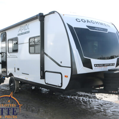 Apex Nano 190 RBS 2026--LM Cossette inc. vr-roulotte-fifth wheel-cargo-arctic wolf -Remote-Clipper-cherokee-grey wolf-wolf pup-kodiak cub-aspen trail-dutchmen-forest river-coachmen-apex nano -arctic wolf-Trois-Rivières-fond
