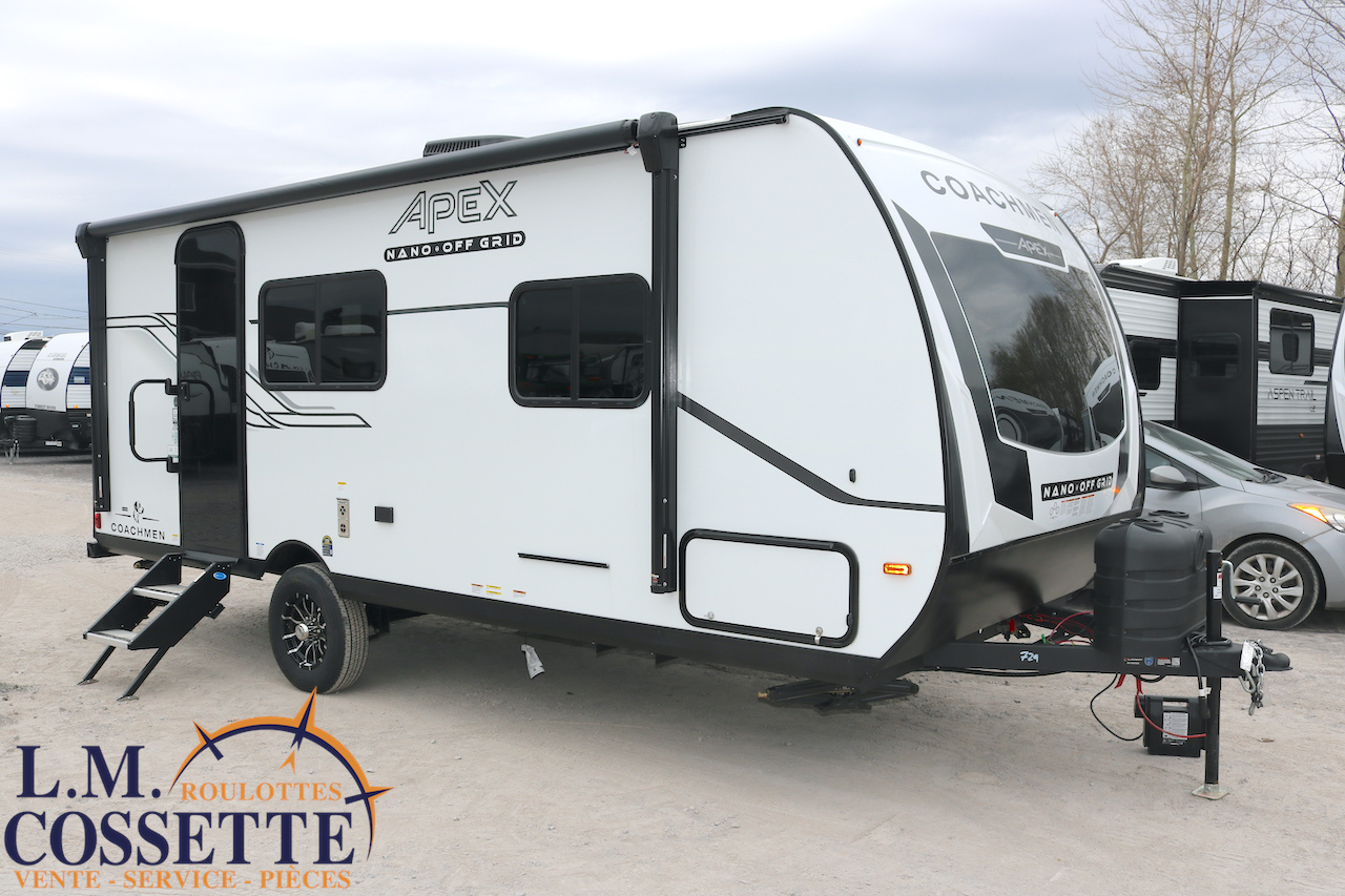 Apex Nano 190 RBS 2026--LM Cossette inc. vr-roulotte-fifth wheel-cargo-arctic wolf -Remote-Clipper-cherokee-grey wolf-wolf pup-kodiak cub-aspen trail-dutchmen-forest river-coachmen-apex nano -arctic wolf-Trois-Rivières-fond-fond