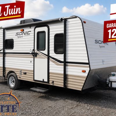 Sonic 18 RB 2015-LM Cossette inc. vr-roulotte-fifth wheel-cargo-arctic wolf -Remote-Clipper-cherokee-grey wolf-wolf pup-kodiak cub-aspen trail-dutchmen-forest river-coachmen-apex nano -arctic wolf-Trois-Rivières